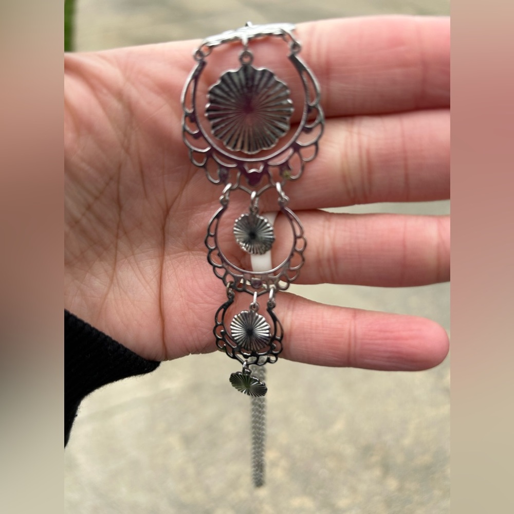Women’s silver chain necklace - Picture 4 of 10